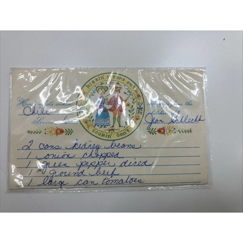 Vintage Wooden Colorful‎ Fruit on Wood Recipe Box w/Recipes Philippines